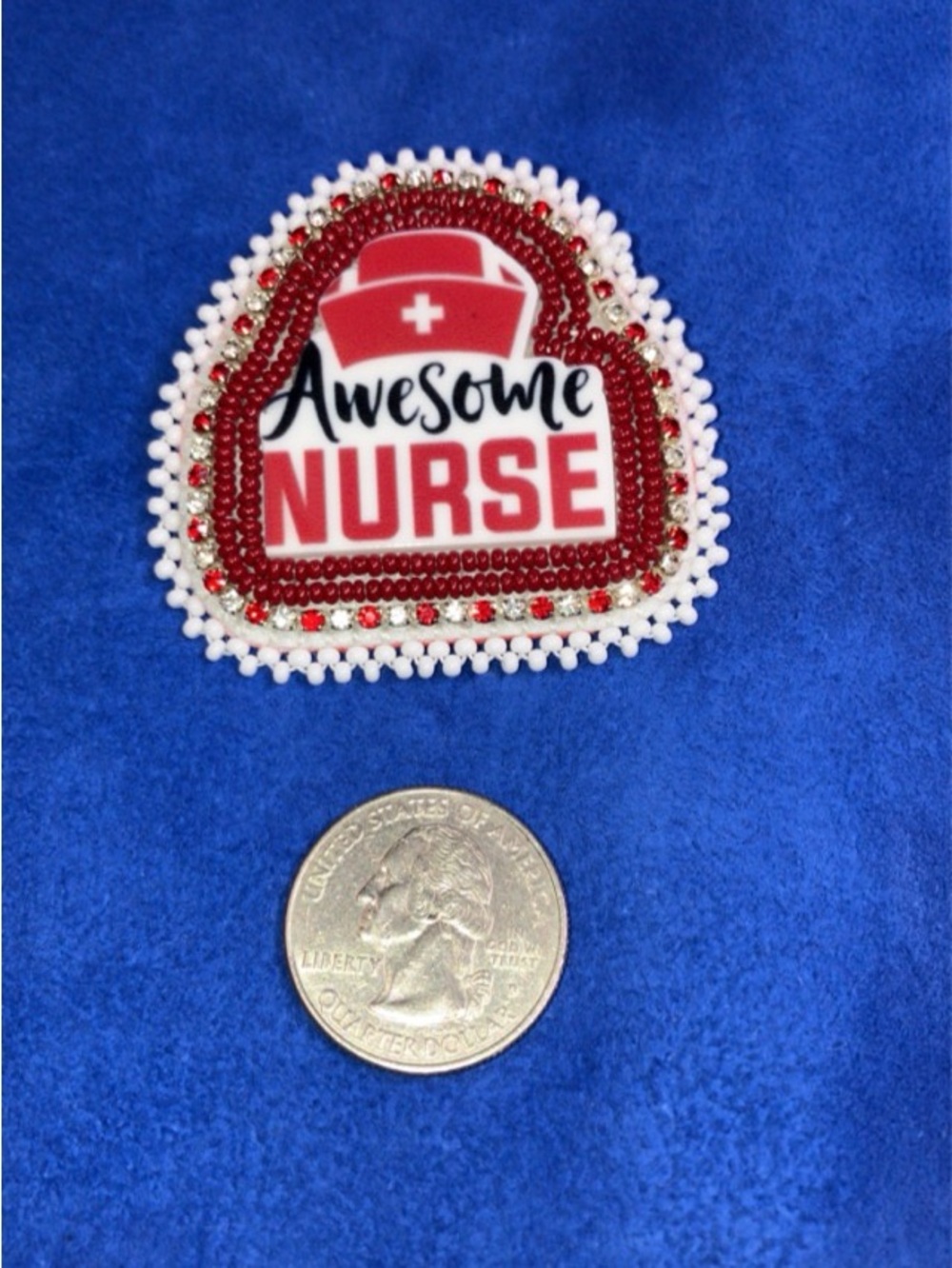 Nurse Appreciation Pin, Artisan Handcrafted